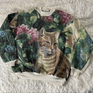 Sugar Street Weavers Cat Sweater Size XL